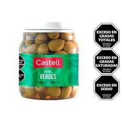Aceitunas Castell Verde Frasco 900 gr
