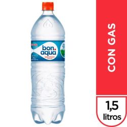 Agua Bonaqua Mineral Con Gas x 1.5 Lt