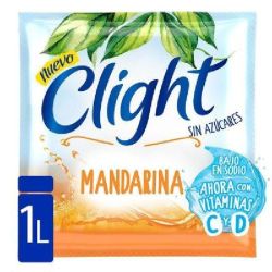 Jugo Clight Mandarina Vitamina C D En Polvo 8 Gr