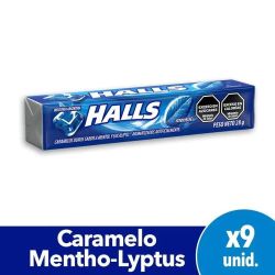 Caramelos Halls Menthol 25/28 Gr