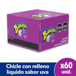 Chicle Bubbaloo Uva 60 Un