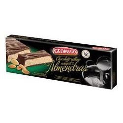 Tableta Chocolate Relleno Nougat Almendras  Georgalos 100 g
