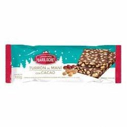 Turron Bariloche Mani y Chocolate 100 Gr