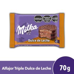 Alfajor Milka Dulce de Leche 70 Gr