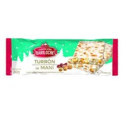 Turron Bariloche Mani y Frutas 100 Gr