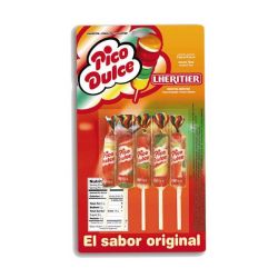 Chupetin Pico Dulce blister x 5 unidades