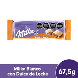 Chocolate Milka Blanco Con Dulce De Leche 67 Gr