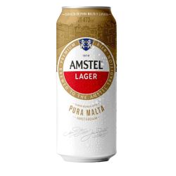 Cerveza Amstel Lata 473 Cc