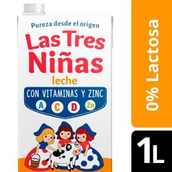 Leche Las Tres Niñas Descremada 1 Lt