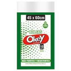 Bolsa de Residuos Okey Verde 45x60 10 Un