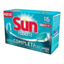 Detergente Sun en tabletas 3 en 1 x20Un