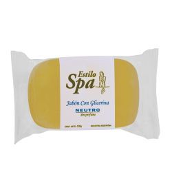 Jabon de Tocador Estilo Spa Glicerina Neutro 120 Gr