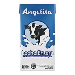 Leche Angelita  Larga Vida  2%  x 1 lt