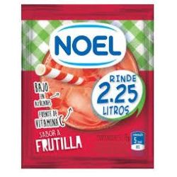Jugo Noel Frutilla En Polvo 18 Gr