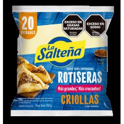 Tapas De Empanadas Rotiseras Criolla La Salteña x 20