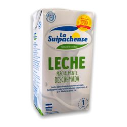 Leche La Suipachense Descremada Larga Vida 1 Lt