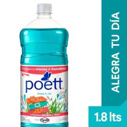 Limpiador De Piso Desinfectante Poett Alegra x 1.8lt