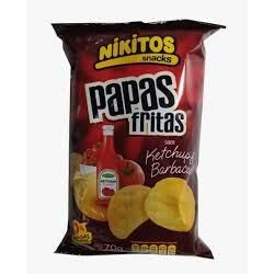 Papas Fritas Nikitos Ketchup 65 gr