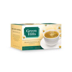 Te Green Hills Con Manzanilla 20 Saquitos