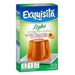 Gelatina Exquisita Durazno Light 25 Gr