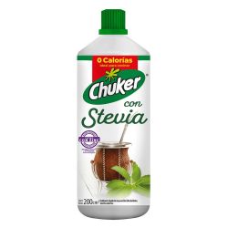 Endulzante Chuker Zinc Stevia Liquido 200 Ml