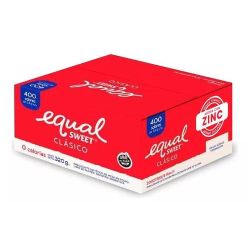Endulzante Equal Sweet Zinc en Polvo 400 Sobres