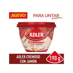 Queso Untable Adler Jamon 190g