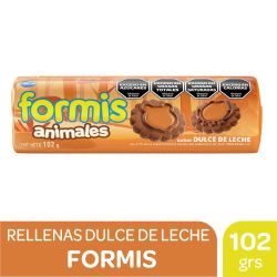 Galletitas Formis Chocolate y Dulce De Leche 102 Gr