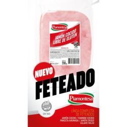 Jamon Cocido Piamontesa Feteado 200 gr Sin Tacc