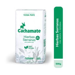 Yerba Mate Cachamate Hierbas Serranas Nva 500 Gr
