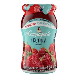 Mermelada La Campagnola Frutilla Mas Fruta 454 Gr