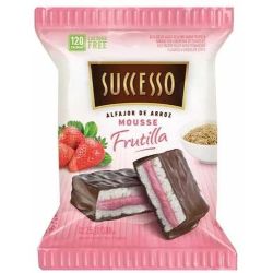 Alfajor Successo Arroz Frutilla 25 Gr
