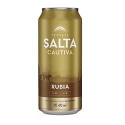 Cerveza Salta Rubia lata  473 Cc
