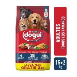 Alimento para perros Dogui Adulto 15Kg  2Kg Gratis