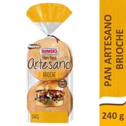 Pan Hamburguesa Brioche Artesano 240 gr