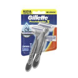 Maquina de Afeitar Prestobarba3 Comfortgel cartel x 2 Un