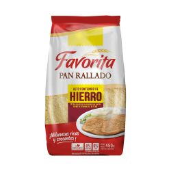 Pan Rallado Favorita Alto Hierro 450 Gr