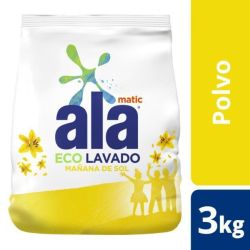 Jabon en Polvo Ala Matic Ecolavado Mana Sol 3 KG