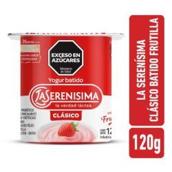 Yogurt LS Clasico Frutilla Batido Entero  x 120g
