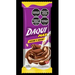 Chocolate Daqui Leche Y Mani 120 Gr