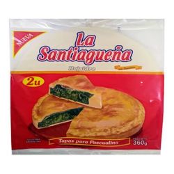 Tapas de Pascualina hojaldre La Santiagueña