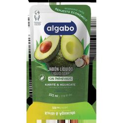 Jabon Liquido Algabo Karite y Aguacate Doypack 220 Ml