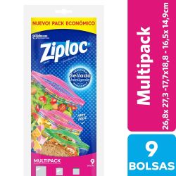 Bolsas Ziploc Multipack 9 Un