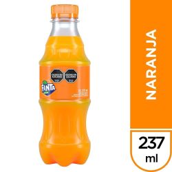Gaseosa Fanta Naranja  237 Ml