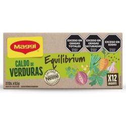 Caldo Maggi Verdura Menos Sodio 12 Un