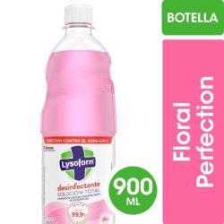 Limpiador De Piso Lysoform Solucion Total Floral 900 Ml
