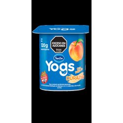 Yogur Entero Cremoso Multiv Durazno Yogs x 125gr