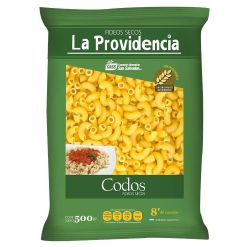 Fideos La Providencia Codos 500 Gr