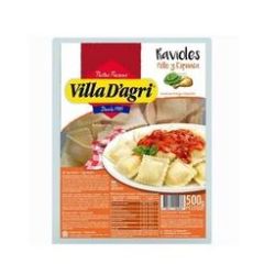 Ravioles Espinaca  Villa D Agri x 520 gr