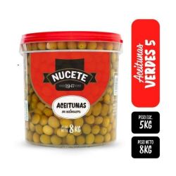 Aceitunas Nucete Verde Balde 5 Kg